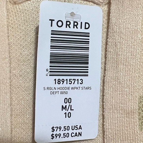 Torrid Jacquard Pullover Hooded Sweater NWT - Picture 8 of 8